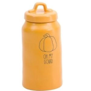 Rae Dunn Oh My Gourd Tall Canister